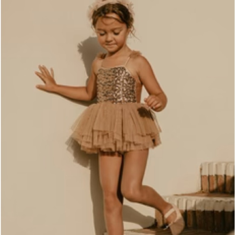 •SOLD• Noralee Clementine Tutu - Apricot 4